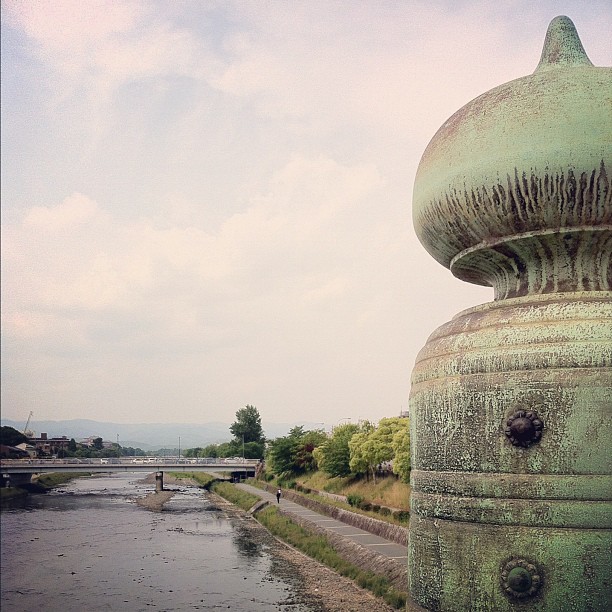 Sanjo bridge, Kyoto.