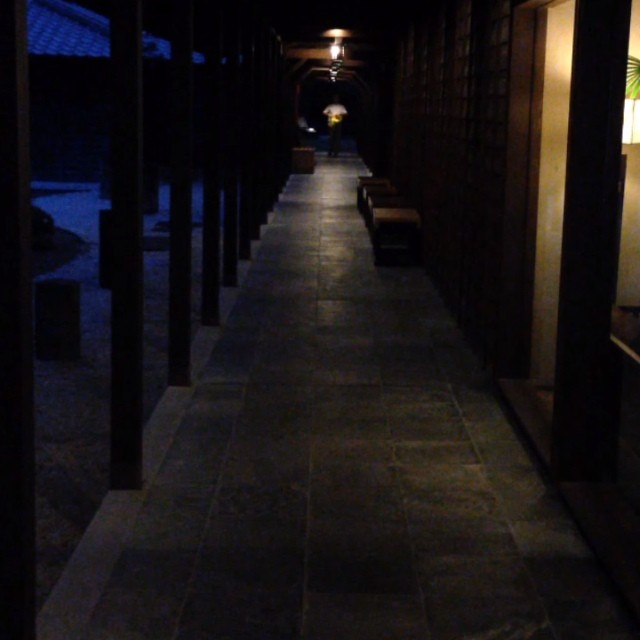 Onsen, "at the foot of" the hotel. Very relaxing.