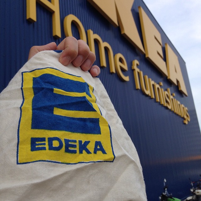 Similar design and colour #ikea #edeka