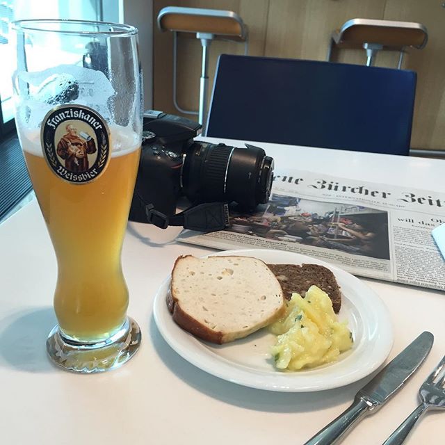 Last-minute Weißbier. Tschüß, aber ich komme bestimmt wieder!