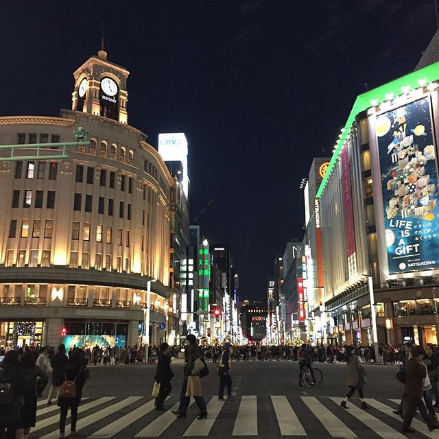 歩行者天国、もうすぐ終わるらしい #ginza