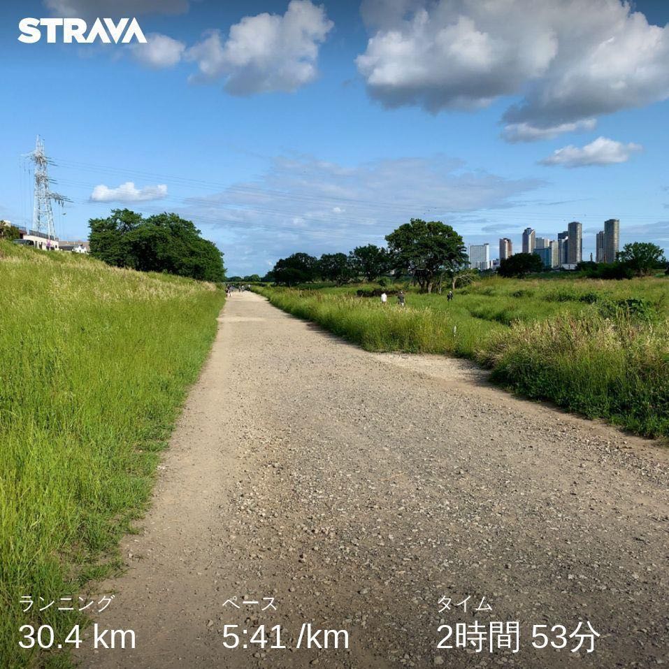 人生最長ランニング！　#running #ラン　#30km #今日の一点透視図法